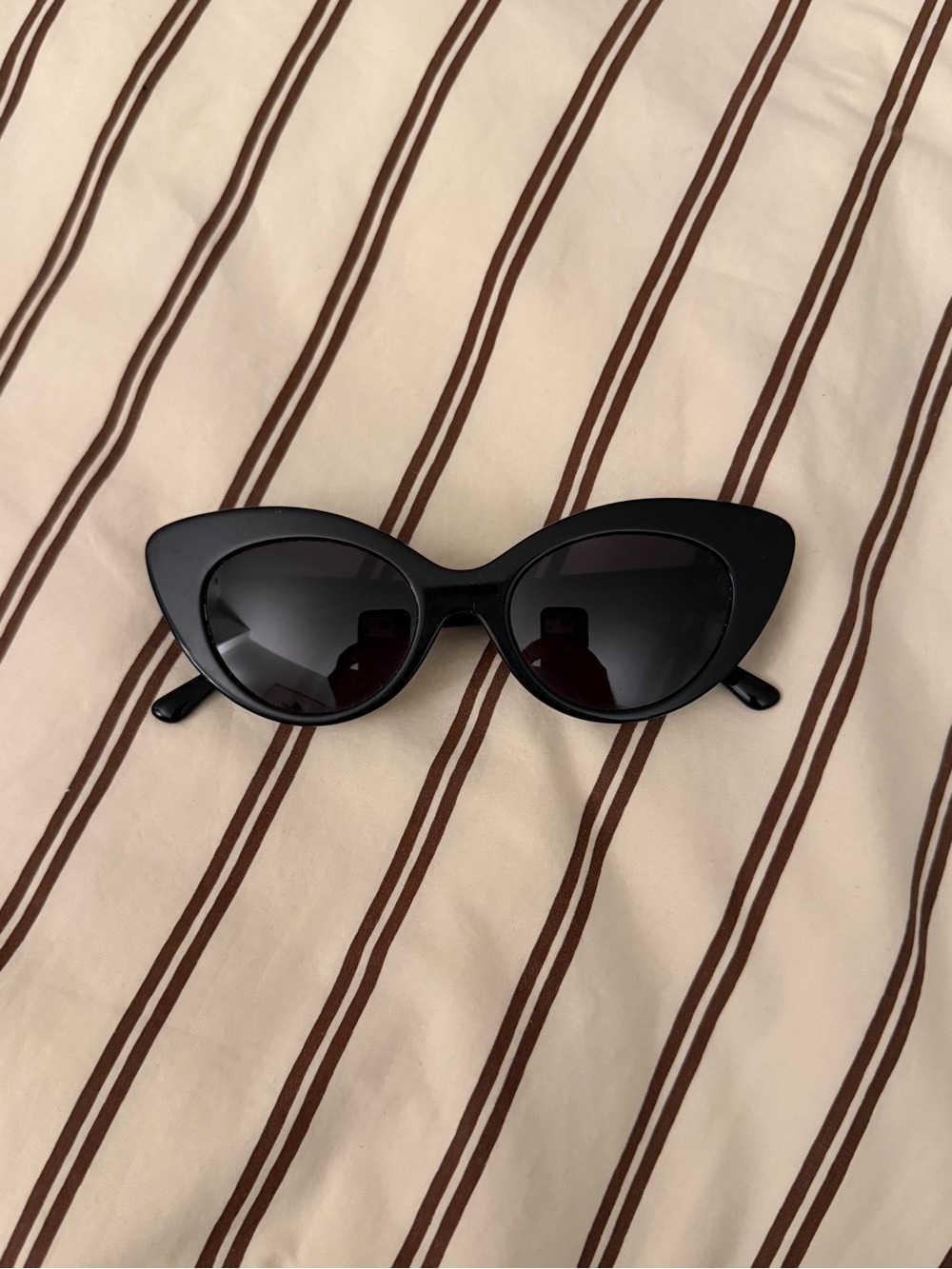 Crap Eyewear Black Cat-Eye Sunglasses